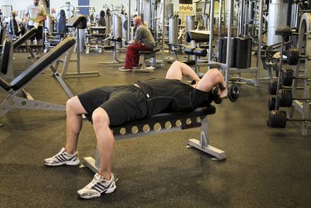 Dumbbell Tricep Extension -Pronated Grip