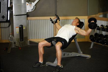Incline Dumbbell Flyes - With A Twist