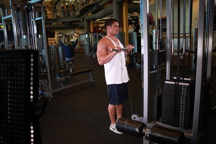 Reverse Cable Curl