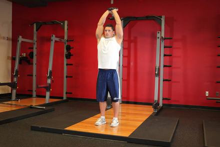 Standing Dumbbell Triceps Extension
