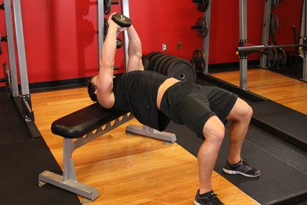 Straight-Arm Dumbbell Pullover